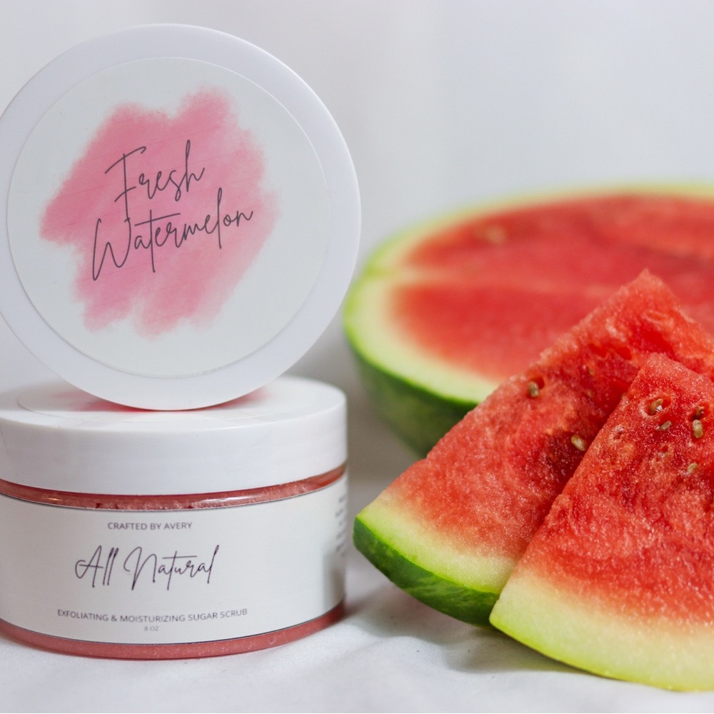 🍉Fresh Watermelon all natural Sugar Scrub